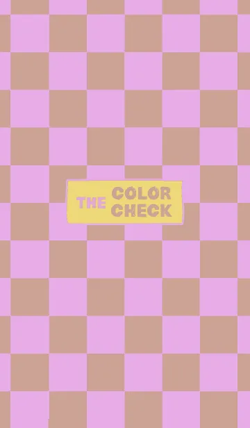 [LINE着せ替え] ザ カラー チェック 010の画像1