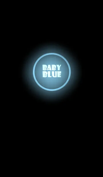 [LINE着せ替え] Baby Blue Neon Theme Ver.2 (JP)の画像1