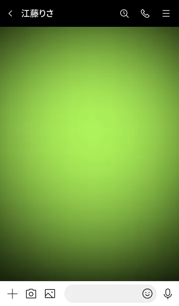 [LINE着せ替え] Lime Green In Black Vr.7 (JP)の画像3