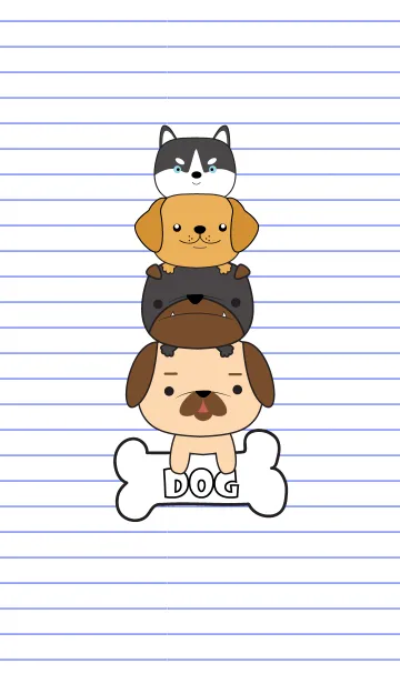 [LINE着せ替え] I'm Love Dog  Theme (JP)の画像1