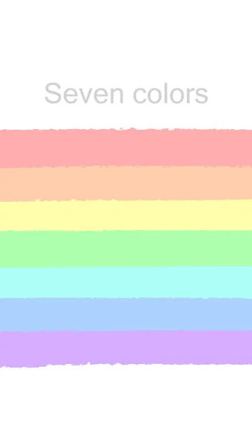 [LINE着せ替え] SEVEN COLORS -Milky2-の画像1