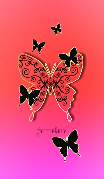 [LINE着せ替え] 蝶の部屋#23*の画像1