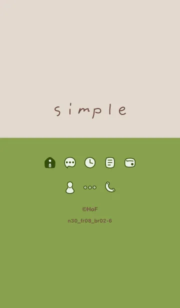 [LINE着せ替え] n30_08_イエロー ブラウン2-6の画像1