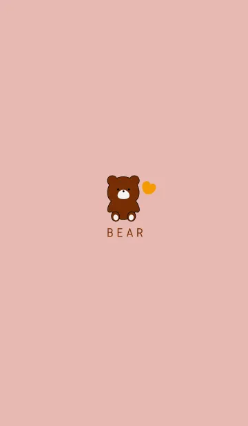 [LINE着せ替え] BEAR & HEART 10の画像1
