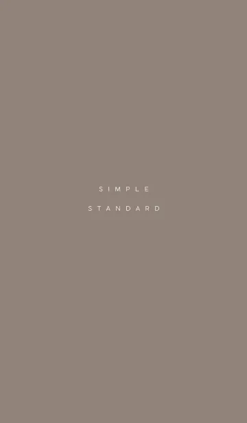 [LINE着せ替え] シンプル スタンダード ブラウン ベージュの画像1
