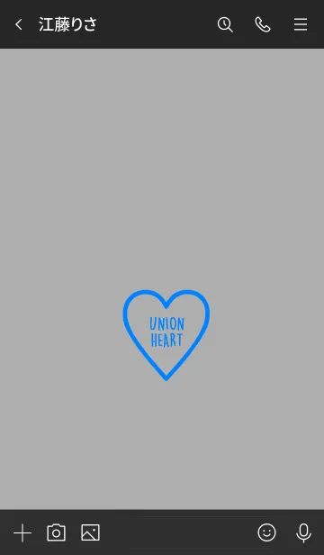 [LINE着せ替え] ユニオン ハート 011の画像3