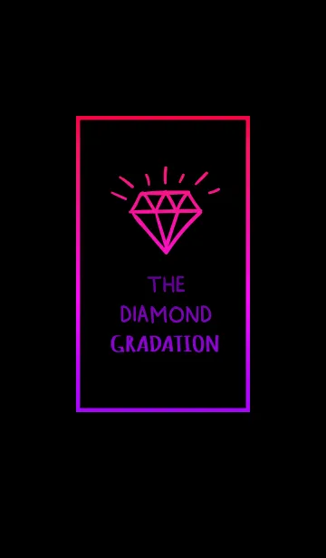 [LINE着せ替え] ザ ダイアモンド グラデーション 56の画像1