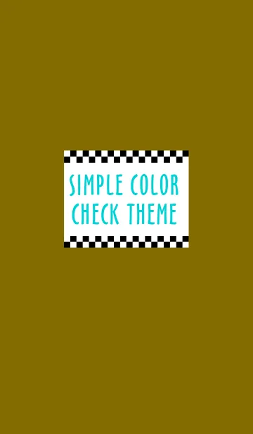 [LINE着せ替え] シンプル カラー チェック 7の画像1