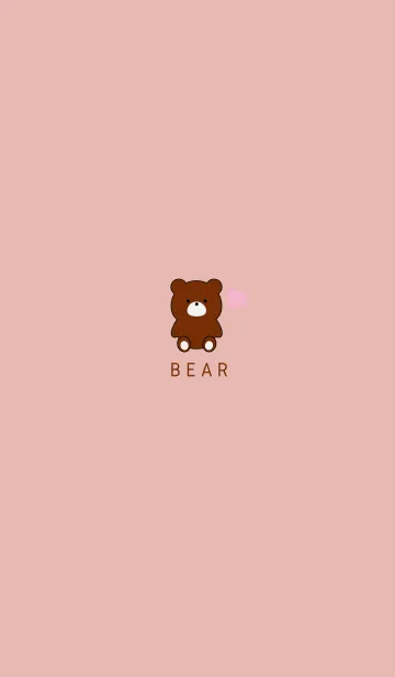 [LINE着せ替え] BEAR & HEART 12の画像1