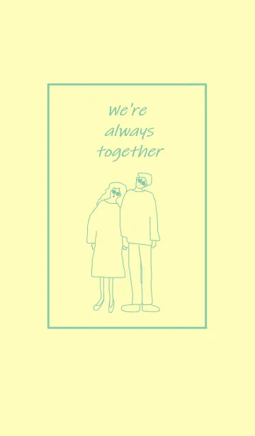 [LINE着せ替え] We're always together / lemon mintの画像1