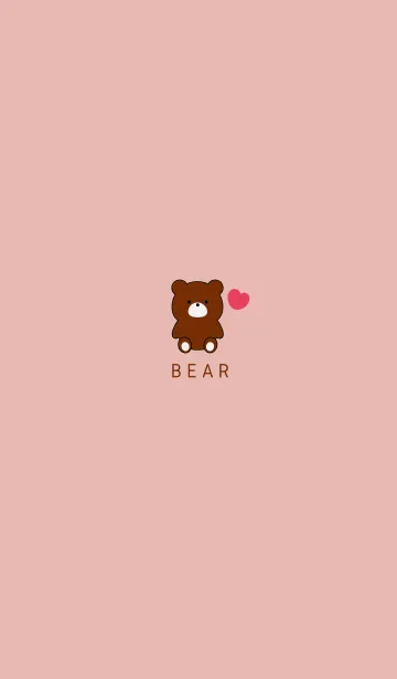 [LINE着せ替え] BEAR & HEART 13の画像1