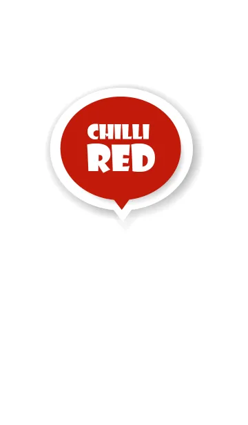 [LINE着せ替え] Chilli Red Button In White V.4 (JP)の画像1