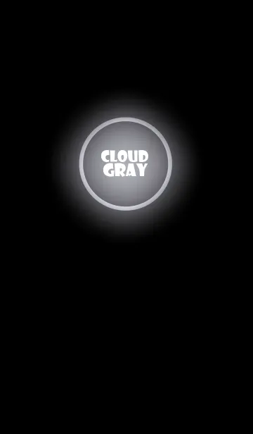 [LINE着せ替え] Cloud Gray Neon Theme Ver.2 (JP)の画像1