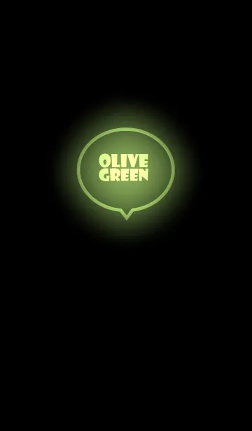 [LINE着せ替え] Olive Green Neon Theme Vr.1 (JP)の画像1