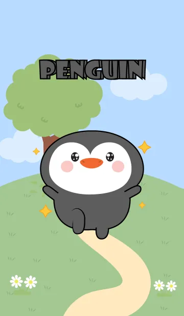 [LINE着せ替え] Be Cute Penguin Theme (JP)の画像1