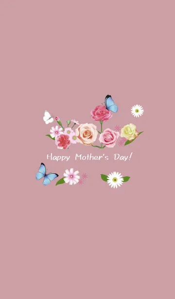 [LINE着せ替え] ♡母の日♡「感謝を込めて」ピンク3の画像1