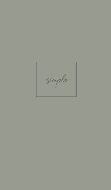[LINE着せ替え] simple cursive -khaki beige-の画像1