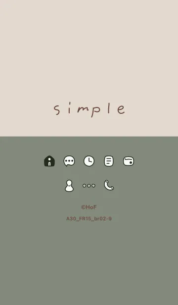 [LINE着せ替え] A30_15_スモーキーMアッシュ ブラウン2-9の画像1