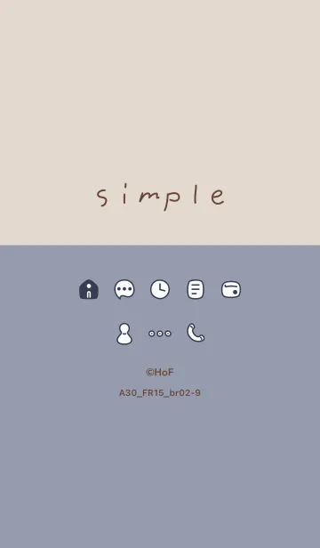 [LINE着せ替え] A30_15_ホワイトアッシュ ブラウン2-9の画像1