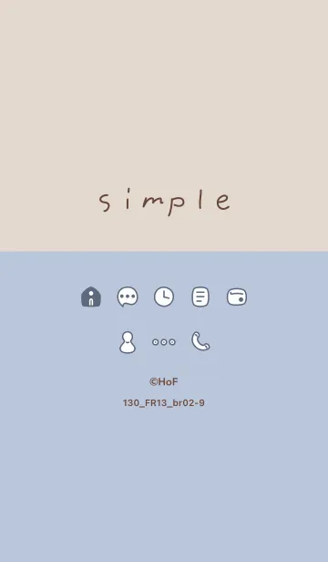 [LINE着せ替え] 130_13_ホワイトアッシュ ブラウン2-9の画像1