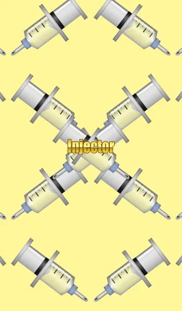 注射器（黄色）の着せ替えメイン画像