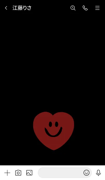 [LINE着せ替え] スマイル ハート 64の画像3