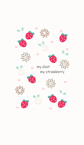 [LINE着せ替え] My chat my strawberry 64の画像1