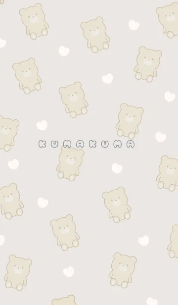 [LINE着せ替え] kumakuma 2の画像1