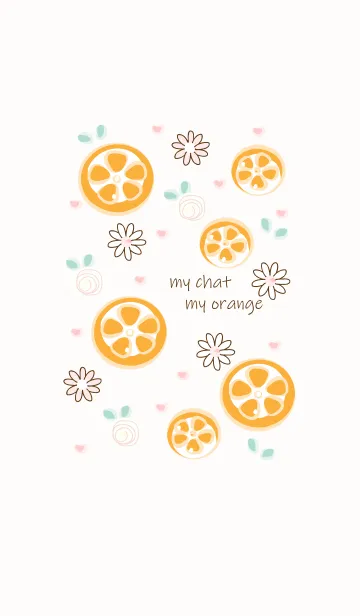 [LINE着せ替え] My chat my orange 55の画像1