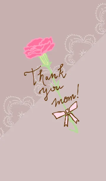 [LINE着せ替え] お母さんありがとう カーネーション25の画像1