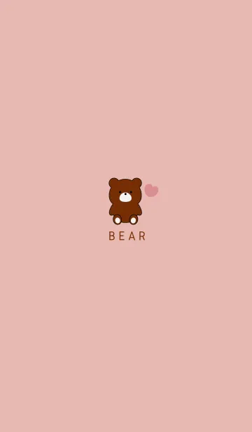 [LINE着せ替え] BEAR & HEART 15の画像1