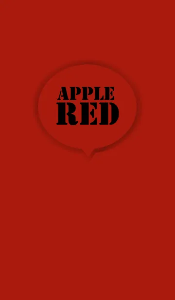 [LINE着せ替え] Love Apple Red Button Theme Vr.4 (JP)の画像1