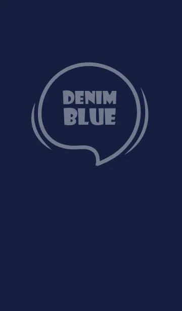 [LINE着せ替え] Love Denim Blue Theme Vr.7 (JP)の画像1