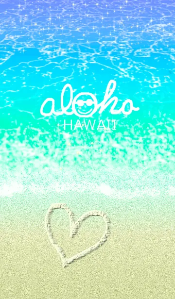 [LINE着せ替え] ハワイ＊ALOHA+90-1 #イラストの画像1