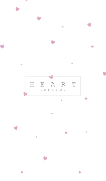 [LINE着せ替え] HEART-Pink MEKYM 5の画像1