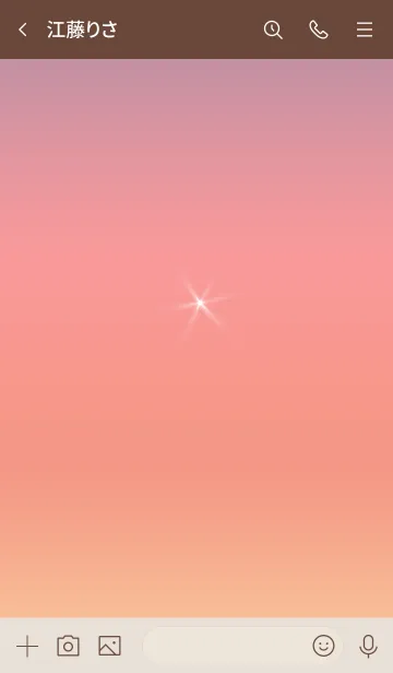 [LINE着せ替え] ～一番星★パープル～の画像3