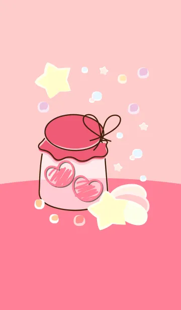 [LINE着せ替え] mini heart in the little jar 65の画像1