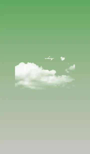緑 : Today's skyのLINE着せ替え