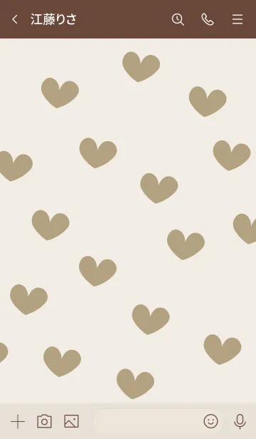 [LINE着せ替え] n31_07_オレンジ ブラウン2-3の画像3