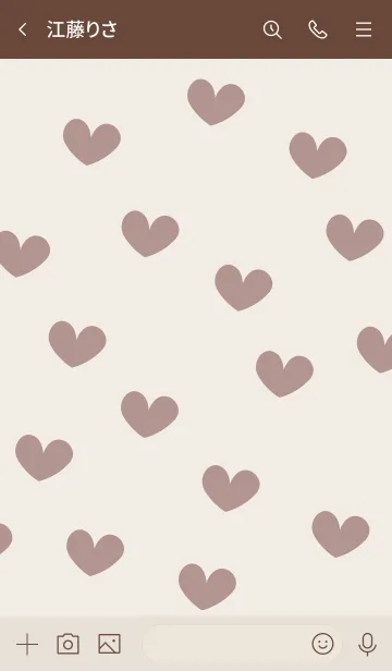 [LINE着せ替え] A31.15_ピンク ブラウン2-3の画像3