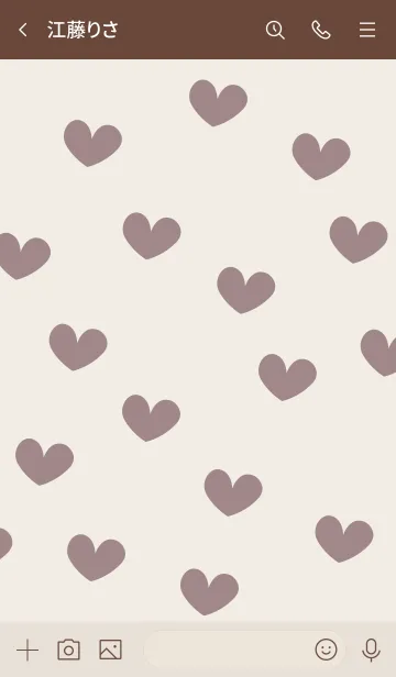 [LINE着せ替え] A31.15_ピンク2 ブラウン2-3の画像3