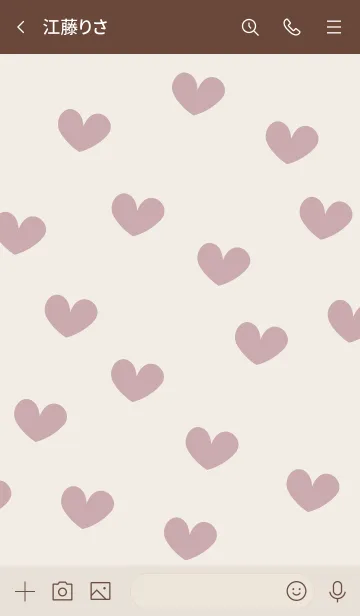 [LINE着せ替え] 131.13_ピンク2 ブラウン2-3の画像3