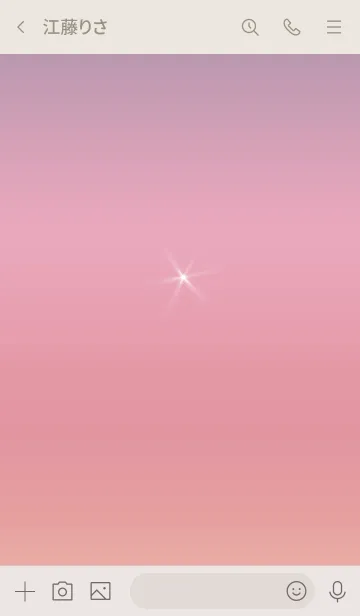 [LINE着せ替え] ～一番星★パープル2～の画像3