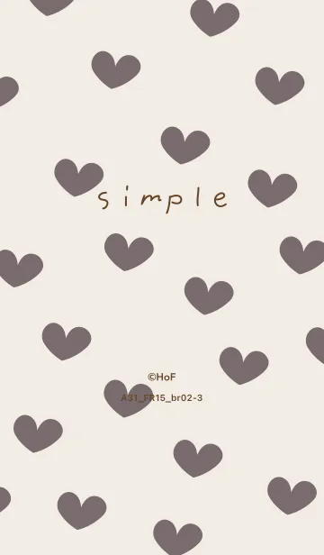 [LINE着せ替え] A31.15_ショコラ ブラウン2-3の画像1