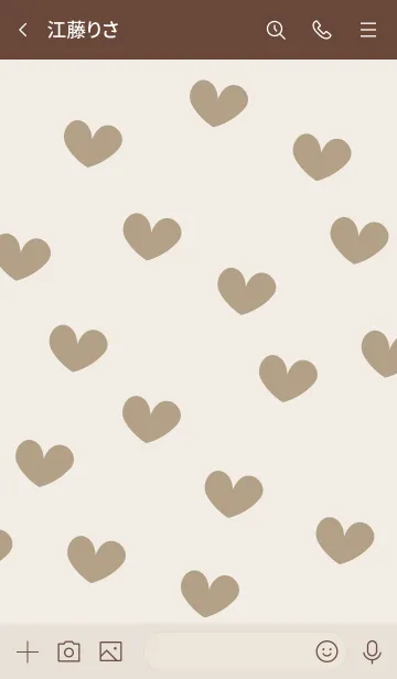 [LINE着せ替え] 531.14_ベージュ4 ブラウン2-3の画像3