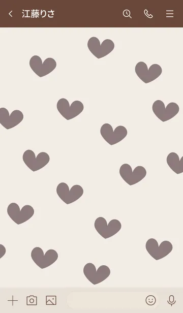 [LINE着せ替え] 531.14_ショコラ ブラウン2-3の画像3