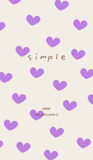 [LINE着せ替え] N31_03_パープル ブラウン2-3の画像1