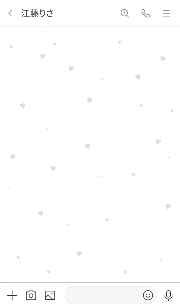 [LINE着せ替え] HEART-Gray MEKYM 5の画像3