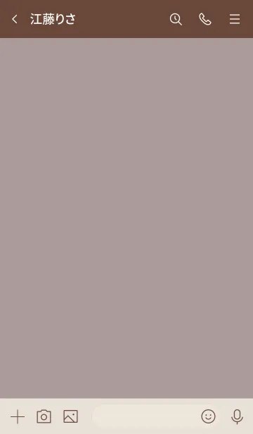 [LINE着せ替え] simple cursive -kusumi color-の画像3