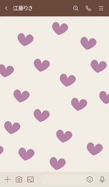 [LINE着せ替え] n31_07_ピンク ブラウン2-6の画像3